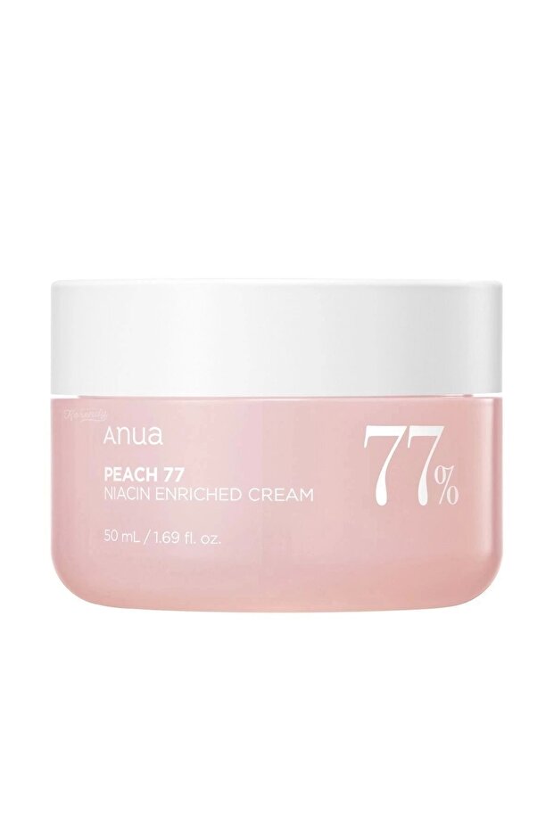Peach 77% Niacin Enriched Cream (Korendy) Brightening, Elasticity Preserving Peach Extract Cream 50ml