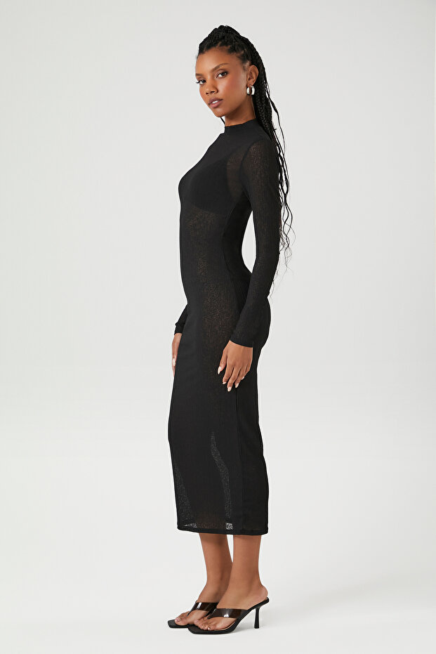 Triko Maxi Elbise - 4