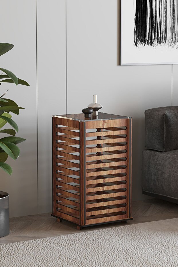 Ceviz Solis Sehpa Lambader - 2