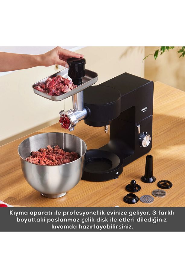 Premium Ultra 2000w 7 Lt Stand Mikser Mutfak Şefi Kıyma Çekme/sucuk-sosis/içli Köfte Aparatlı - 2
