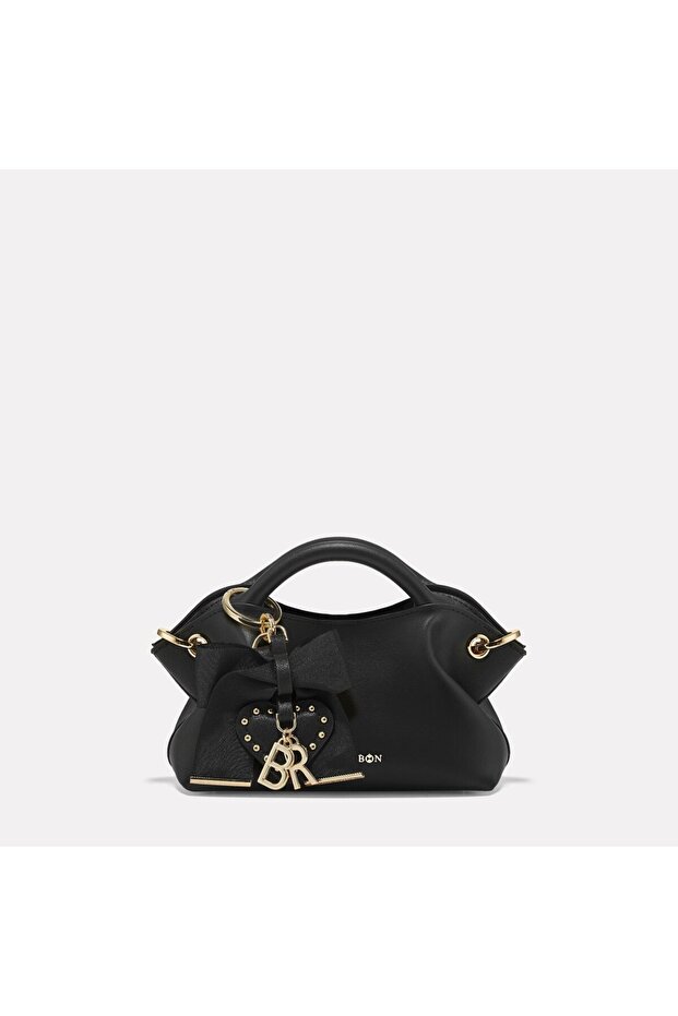 Mini Size Women's Handbag with Accessory Detail - Tina
