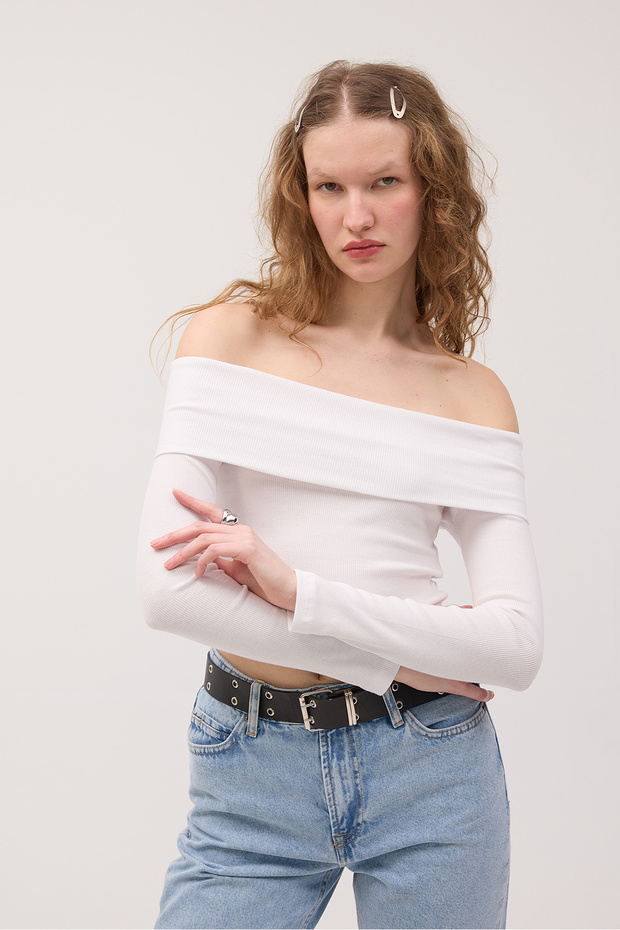 Madonna Yaka Uzun Kollu Bluz B1697-E7 - 5