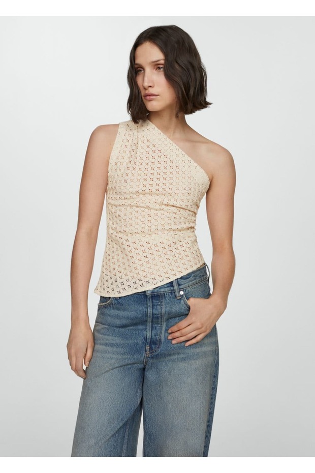 Ajur asimetrik bluz - 1