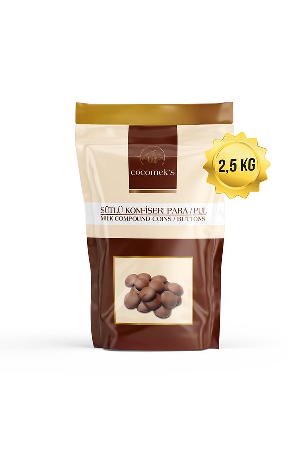 Sütlü Konfiseri Para Pul Çikolata 2.5 Kg - 1