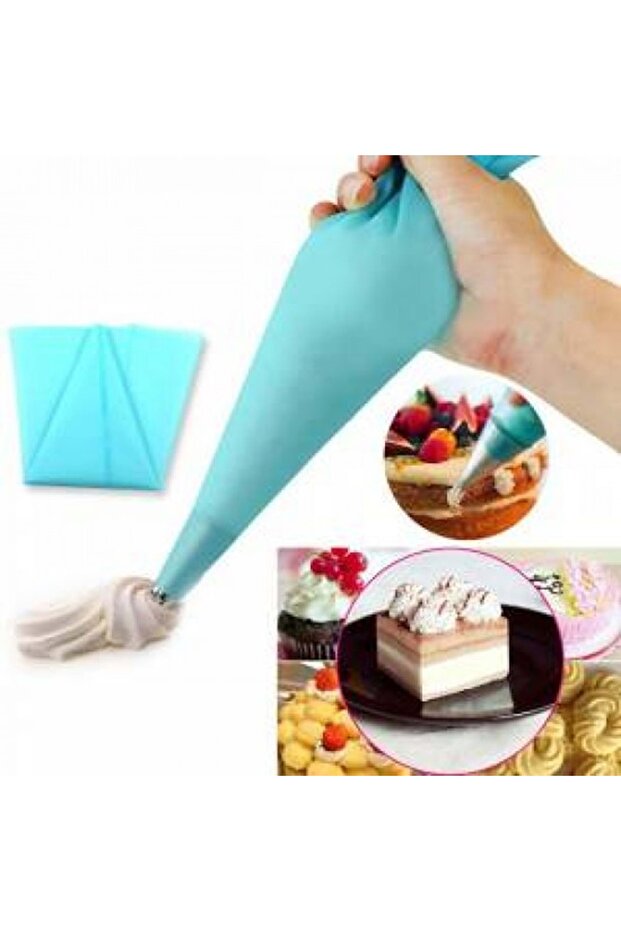 Silicone Cream Squeeze Bag Whipped Bag 2" Cake Cookie Decoration Lettering Writing