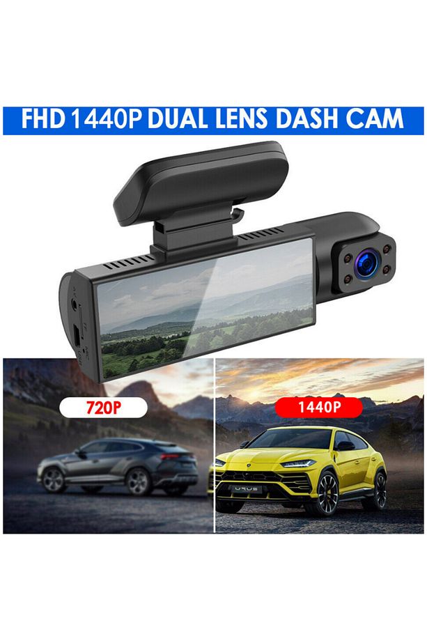 Traffic Recorder Araç ön ve arka sabit Disk Video kaydedici geniş açı HD gece görüş 1080P - 6