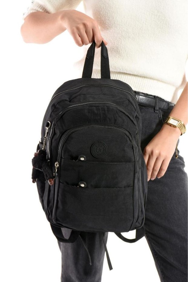 Women's Backpack Multi-Pocket 30*25 cm Lightweight Clinker Cloth Sports Travel Bag Water Repellent Cloth