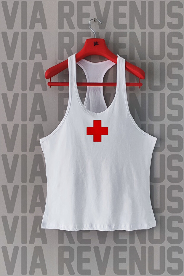 Lifeguard / Lifeguard Front and Back Printed Tank Top Sports Tank Top