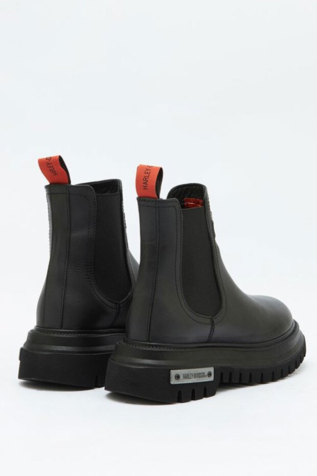 Mourır Kadın Siyah Deri Bot - 2