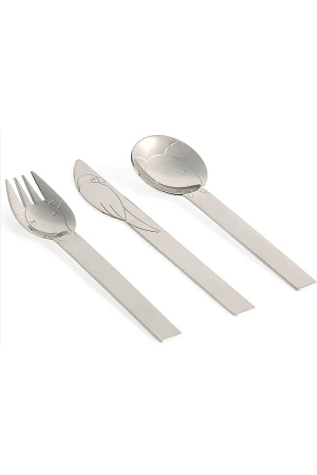 Kids Jungle 3 Piece Fork Spoon Knife Set