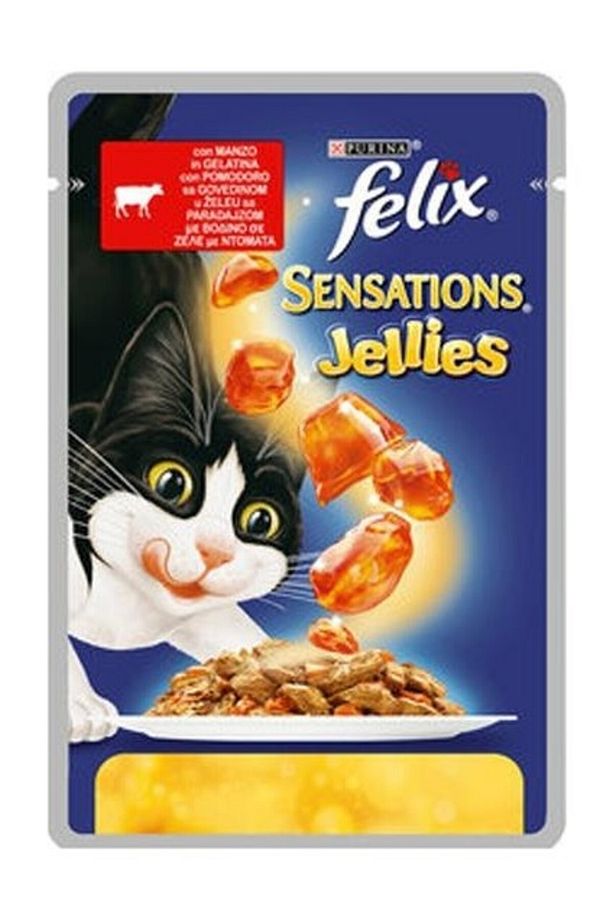 Sensations Sığır Etli Ve Domatesli Yaş Kedi Maması 100 gr - 1