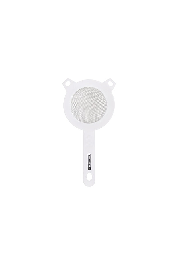 Stainless Steel Strainer with Gripped Handle, 4 Inch