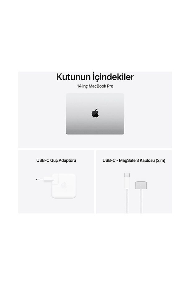 MW2X3TU/A/Macbook Pro/Apple M4 İşlemci/10 Çekirdek CPU-10 Çekirdek GPU/16GB RAM/1TB SSD/14.2"/ - 7