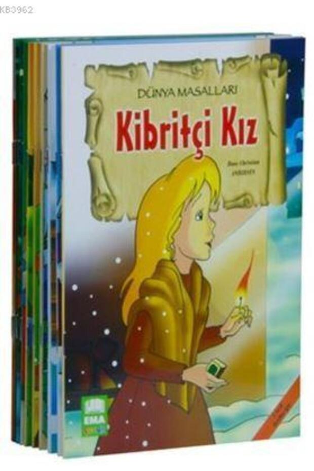 Dünya Masalları Seti (10 Kitap Takım - Küçük Boy); 1. ve 2. Sınıflar İçin Düz Yazılı