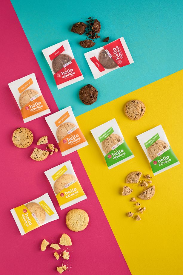 Hello Cookie Brownie Cookie Kurabiye Çikolata Parçacıklı 40gr X 20 Adet Avantajlı Paket - 6