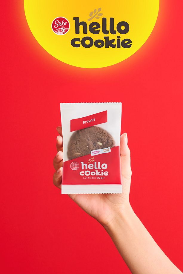 Hello Cookie Brownie Cookie Kurabiye Çikolata Parçacıklı 40gr X 20 Adet Avantajlı Paket - 1