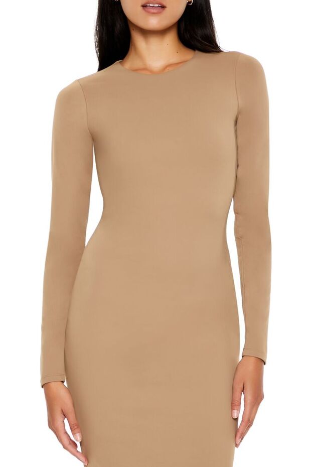 Şekillendirici Midi Elbise - 3