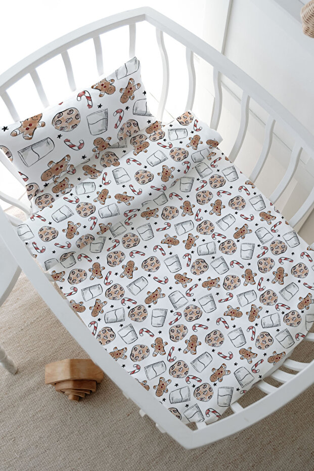 80X120 Iconic Park Bed Duvet Cover Set - Cookie and Milk