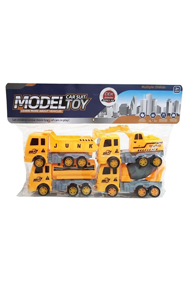 İnşaat Araçları Seti D026W - 1