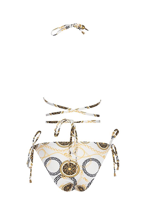 Triangle Stringed Brazilian Bikini Set - 2 - 2