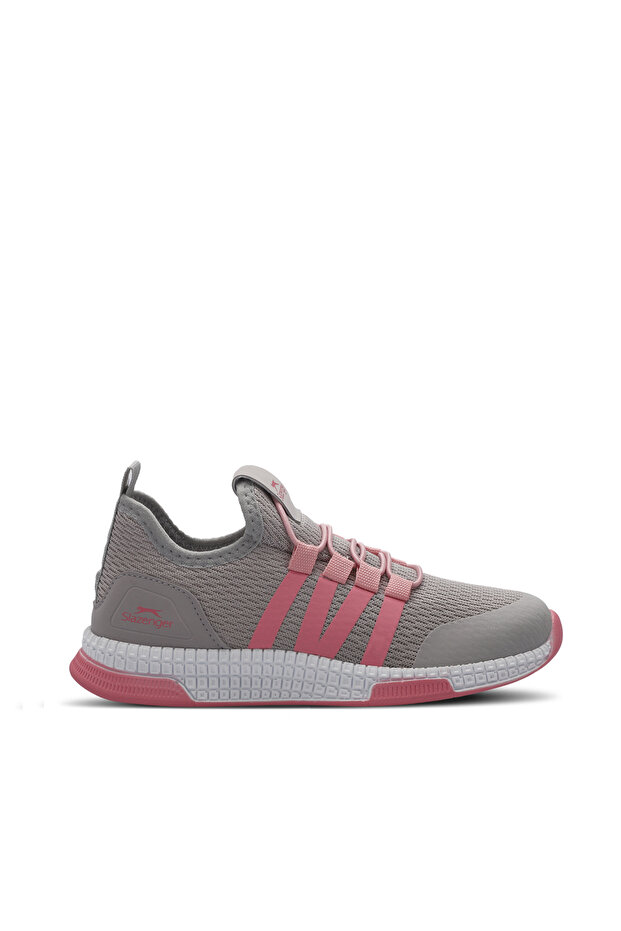 Slazenger EBBA I Kız Çocuk Gri / Pembe Sneaker