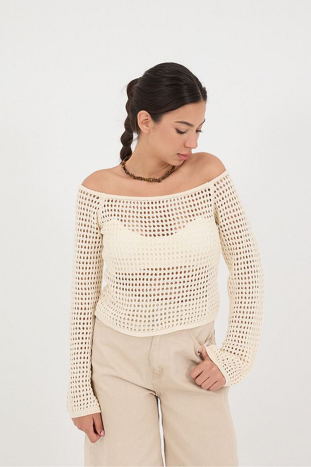 Ajurlu Crop Triko T10290-a3 - 5