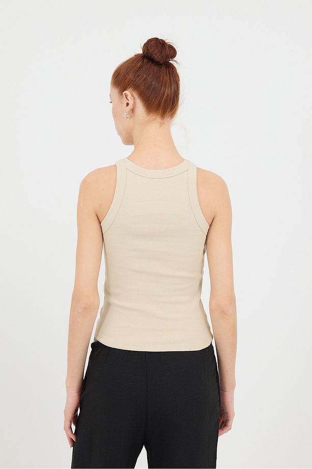 Halter Yaka Fitilli Atlet A13294-L7 - 4
