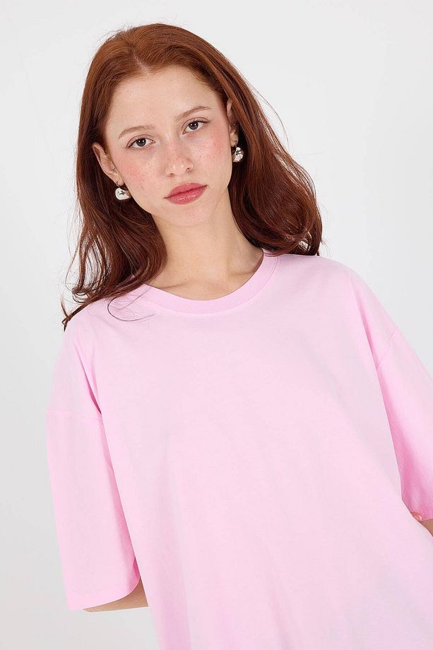 Bisiklet Yaka Basic T-shirt P10111-d7 - 3