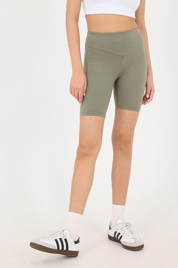 Yüksek Bel Spor Şort Tayt TYT0068-L3 - 6