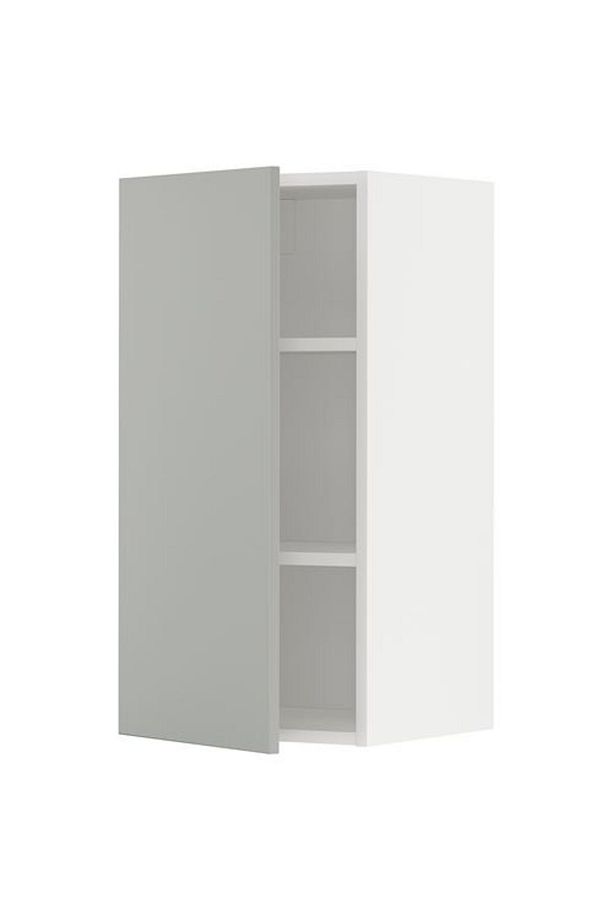 METOD, mutfak duvar dolabı, HAVSTORP açık gri, 40x80 cm - 1