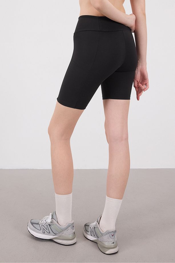 Yüksek Bel Spor Şort Tayt TYT0068-L3 - 5