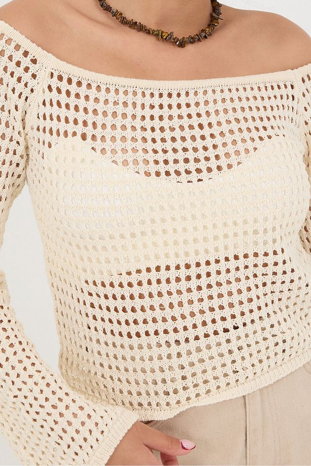 Ajurlu Crop Triko T10290-a3 - 3