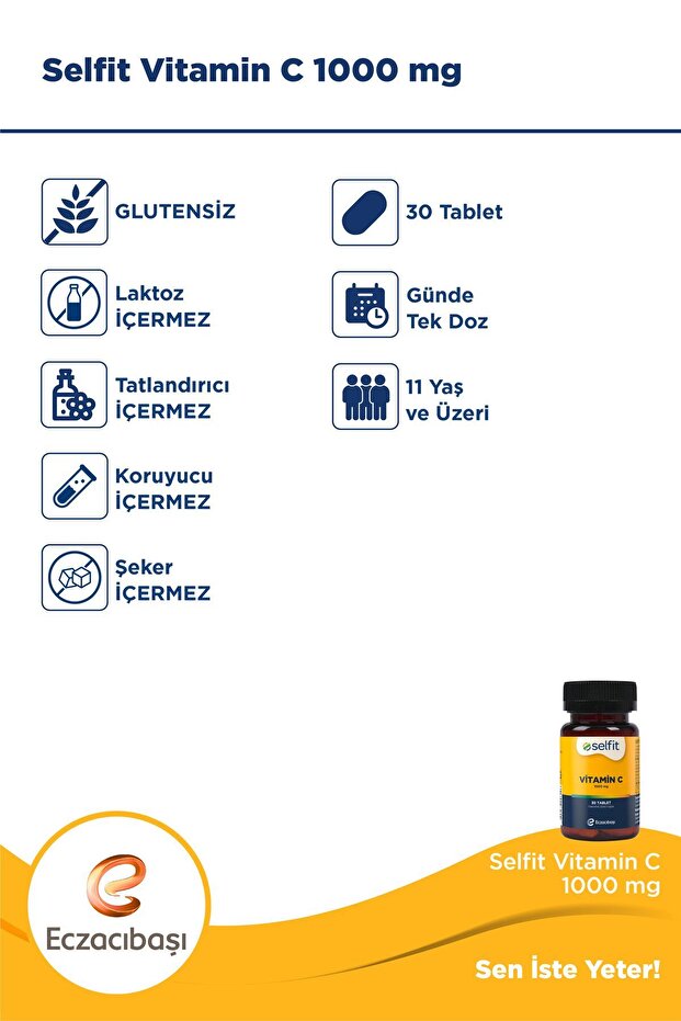 C Vitamini 1000 mg - 30 Tablet - 4