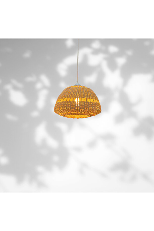 Santo Rattan Bambu Sarkıt Avize 30 cm - 5