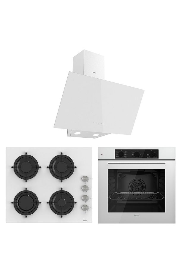 Soft Line Basic Beyaz Ankastre Set ( QBL62CB-CS206-D078 ) - 1