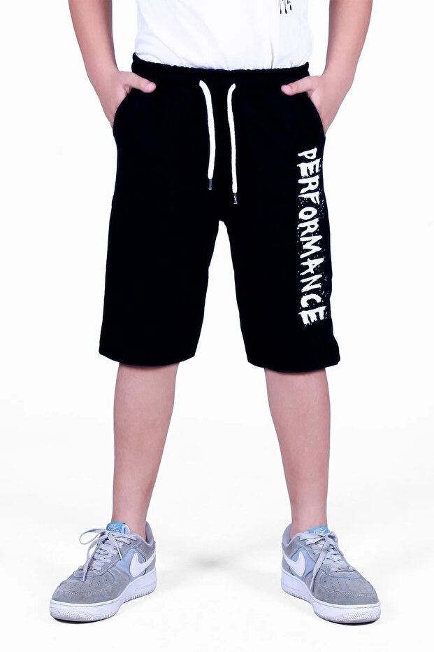Text Printed, Boy's Capri & Shorts