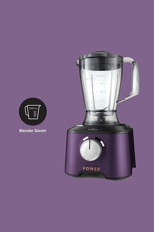 Mastermaid Power Multifunctional 10 In 1 Grape Purple Mutfak Robotu, Blender Seti 2000w - 3