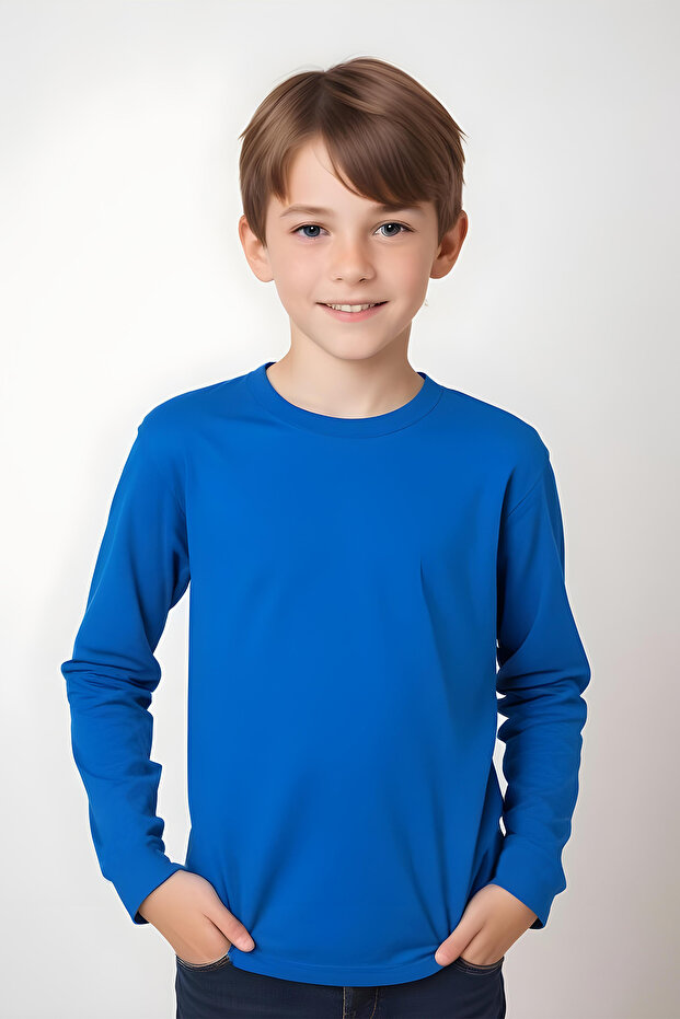 سويت شيرت أساسي للجنسين - 1