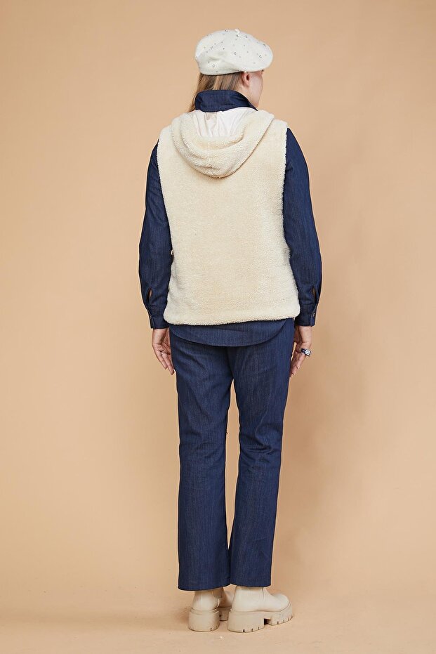 Pelüş Yelek (25080) - 4