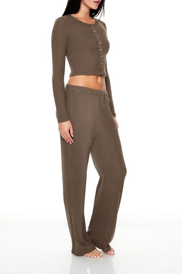 Yumuşak Örme Pijama Altı - 5