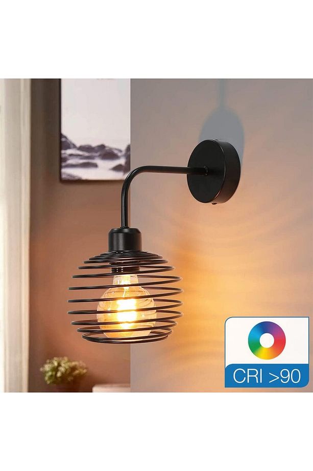 4W Rustik Led Ampul 2500K Dimlenebilir E27 Duylu 3 Adet Lambam G95 Amber Cam Sarı Işık Top Ampul - 4