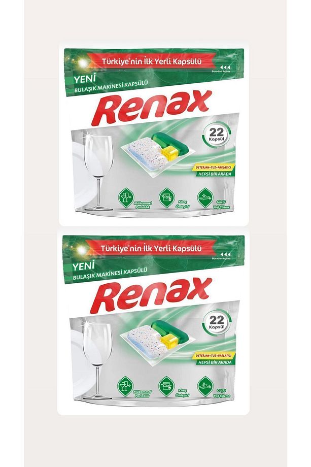 Bulaşık Makine Kapsülü 22'li X 2 Adet - 1