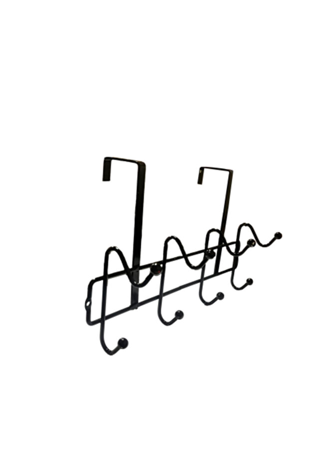 4lü siyah kapı arkası askılığı - 1