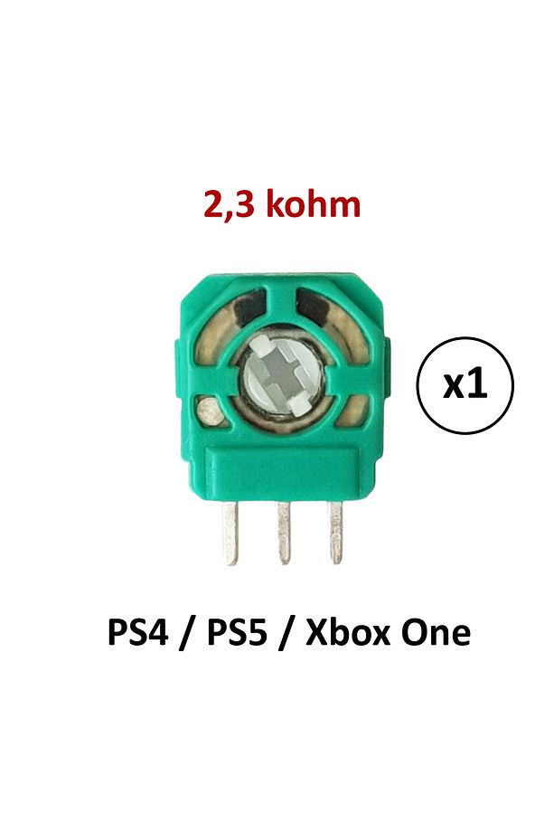 PS4 PS5 Xbox One Mikro Direnç 2.3k Micro Switch Potans Yeşil 1 Adet - 1