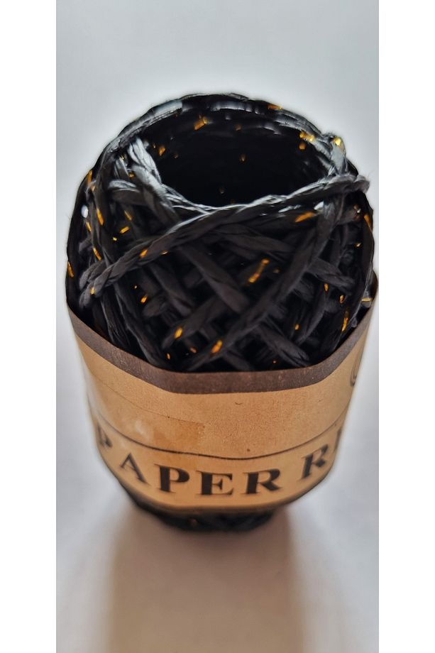 Renkli Simli Kağıt İp Paper Ribbon 10m - Renk Seçenekli 1 Adet - 1