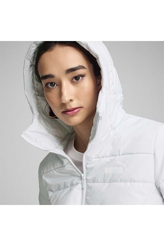 ESS Padded Jacket 848940 Şişme Kadın Mont GRİ - 7