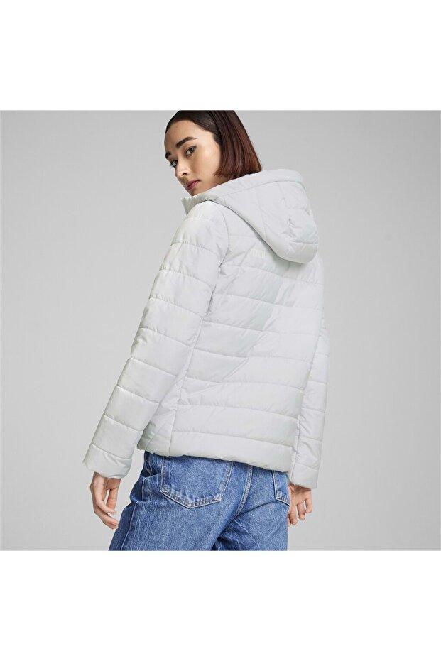 ESS Padded Jacket 848940 Şişme Kadın Mont GRİ - 6