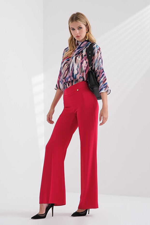 Yüksek Bel Pantolon - 1