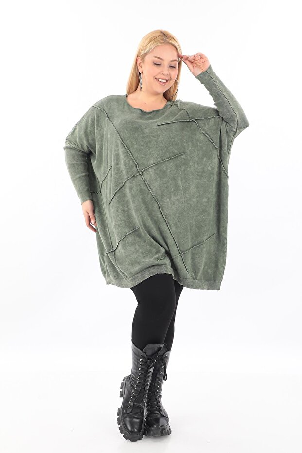 21901 موديل تونيك كاكي - 1