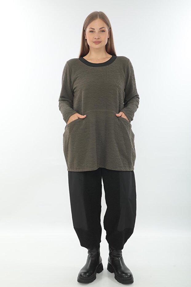 23513 موديل تونيك كاكي - 3